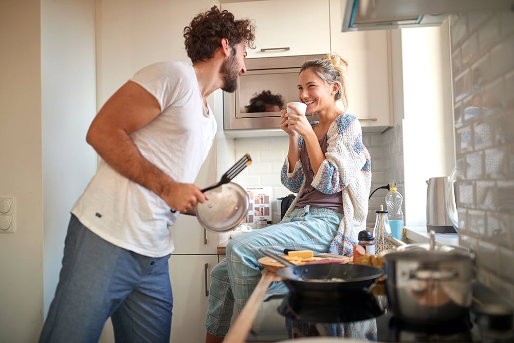 The best part of living together? Companionship and quality time